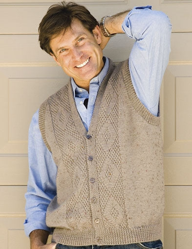 PT 8218 - Men's Diamond Vest PDF - Digital Download – Bendigo