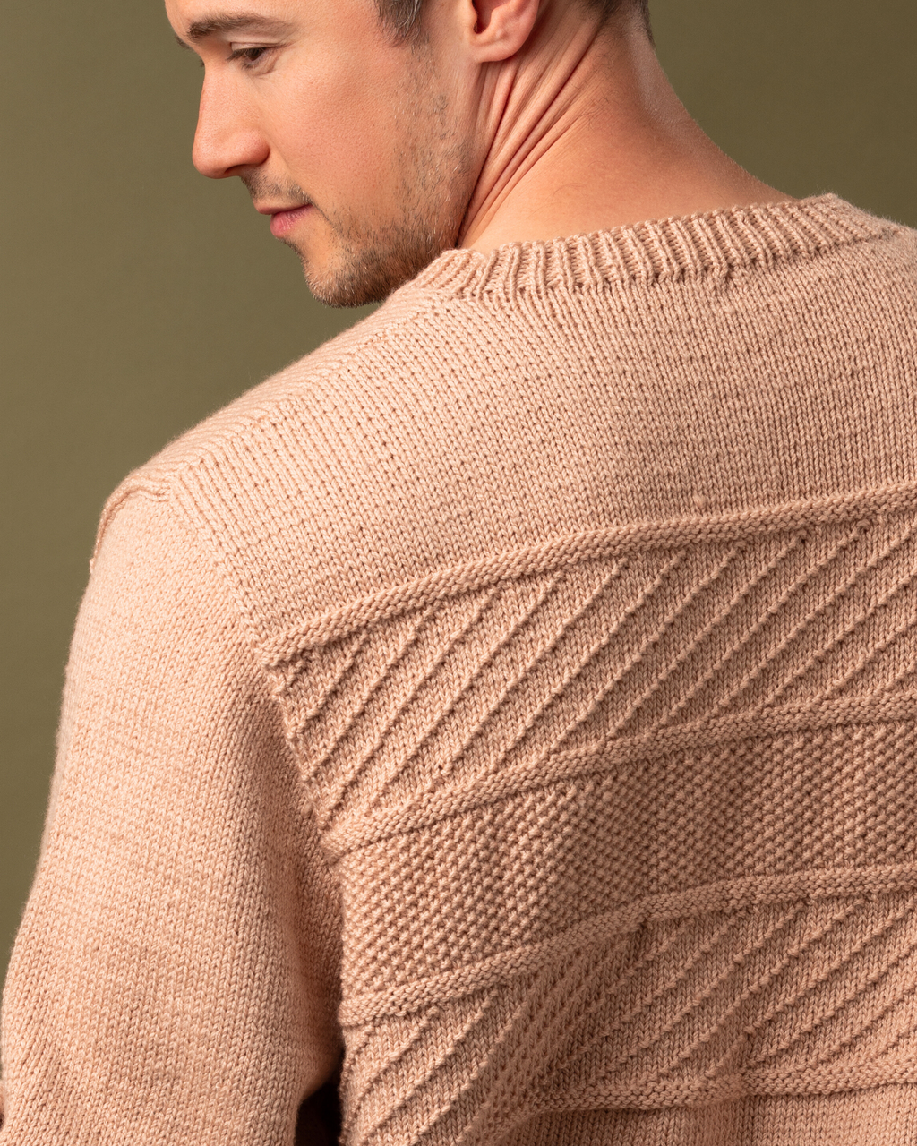 The Theo Textured Jumper - Knitting Pattern | PT 8726