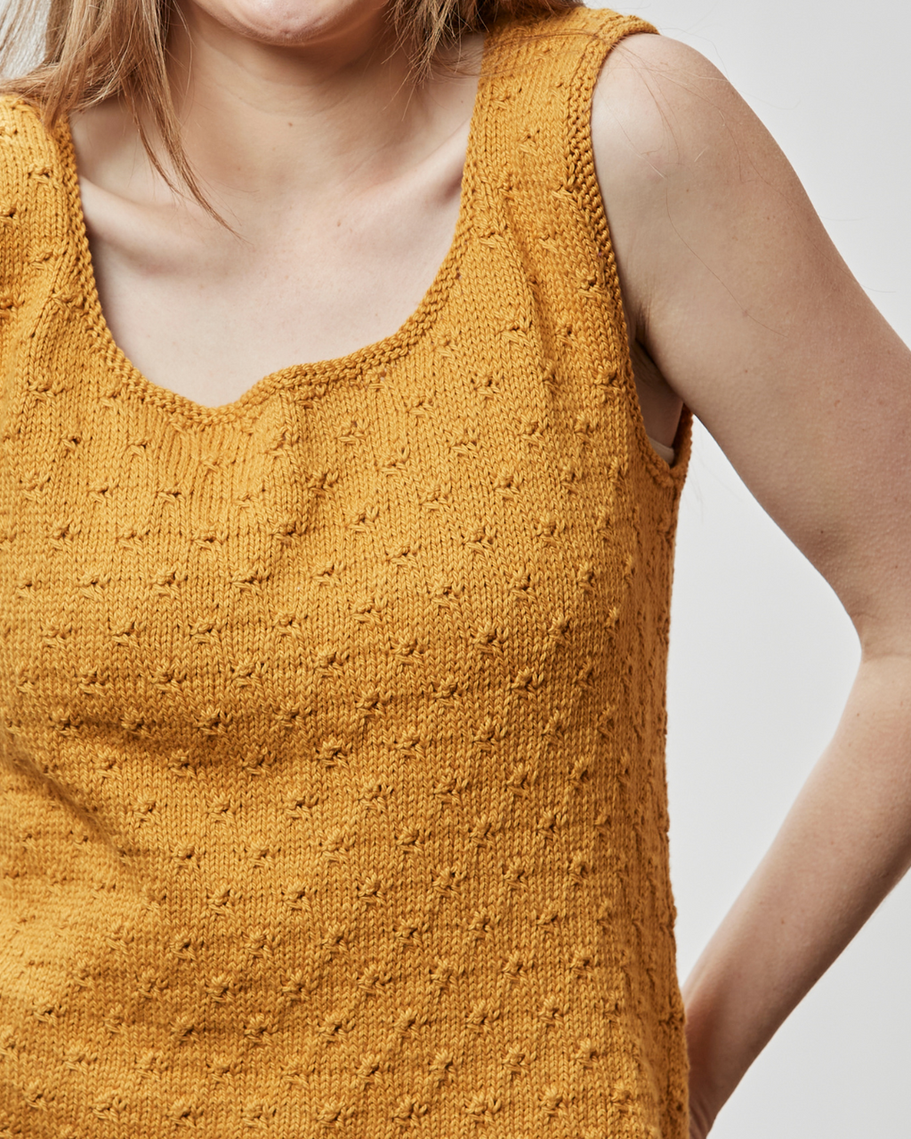 PT 8661 Lattice Tank - Knitting Pattern