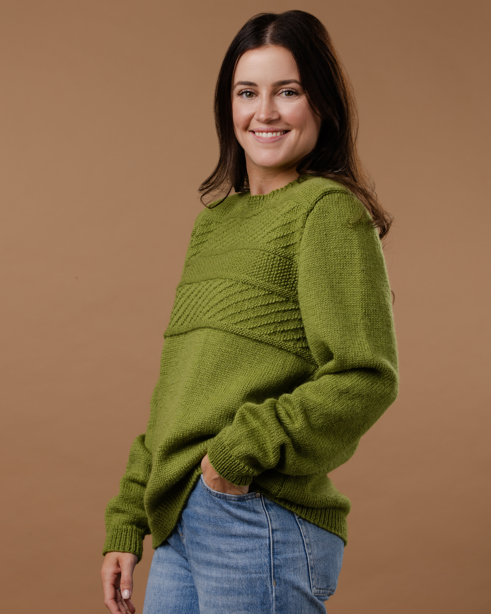 The Theo Textured Jumper - Knitting Pattern | PT 8726 – Bendigo