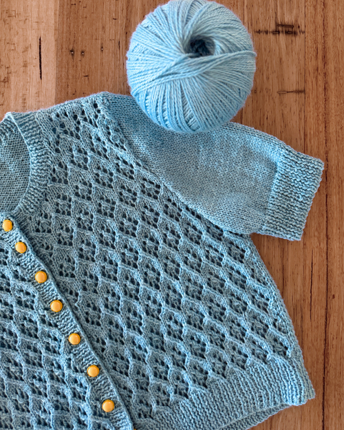 The Doris Short Sleeved Cardigan - Women's Knitting Pattern | PT 8758