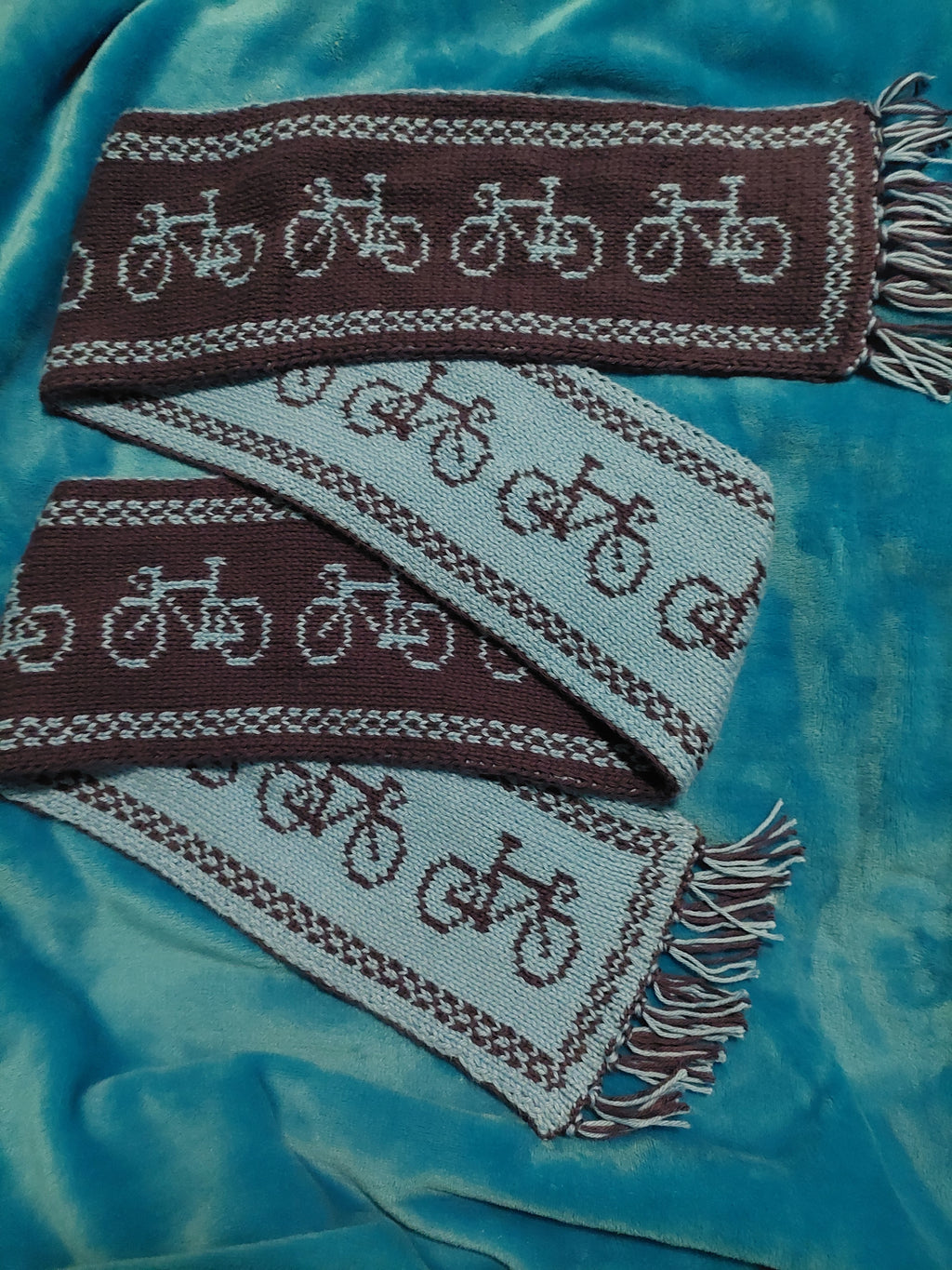 Double Knitted Bike Scarf