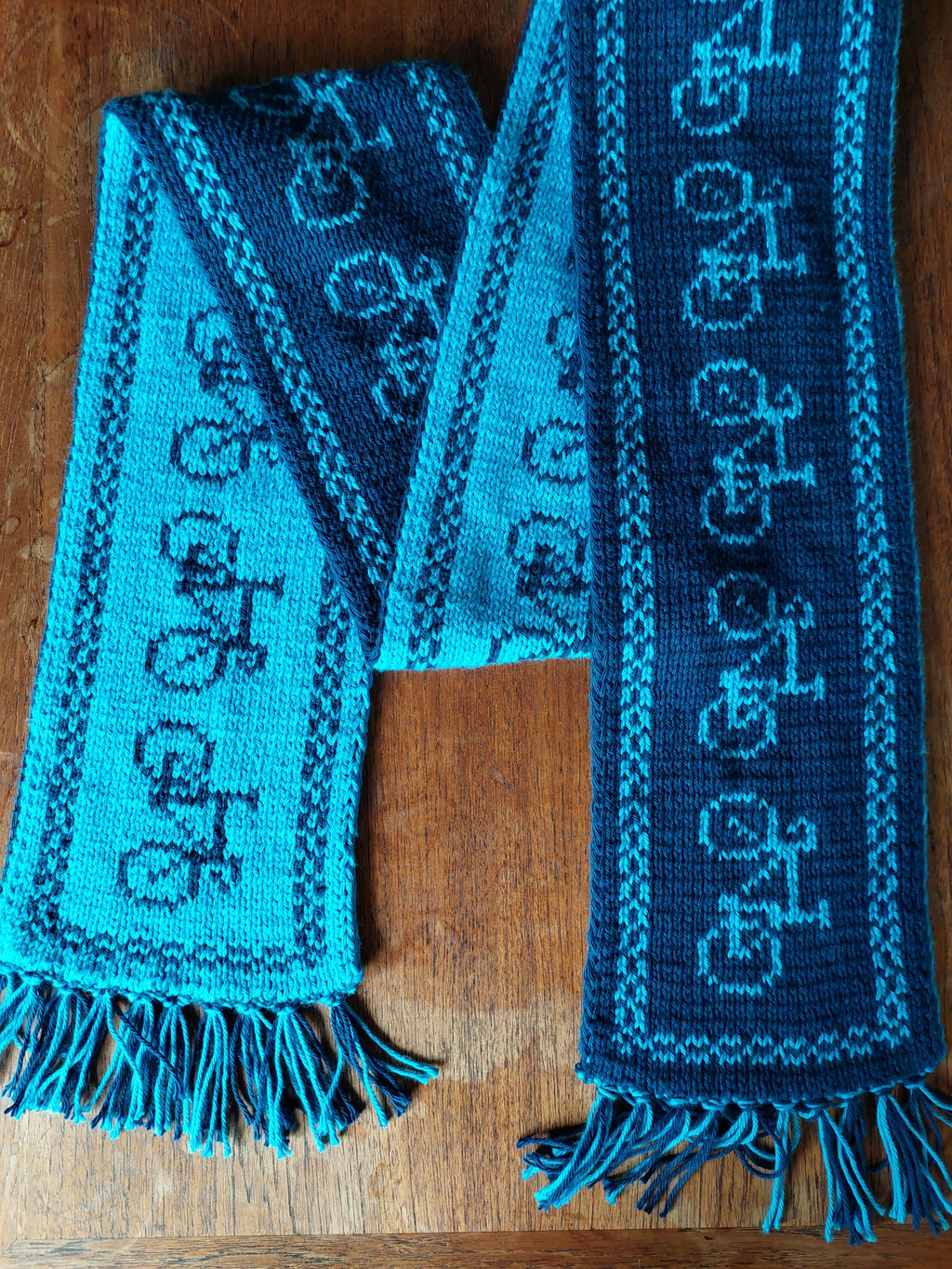 Double Knitted Bike Scarf