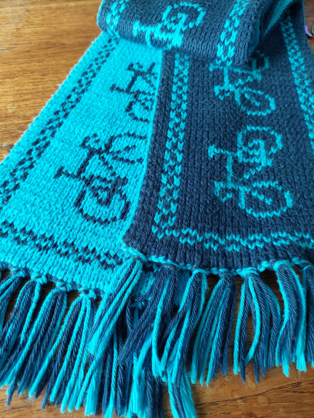 Double Knitted Bike Scarf