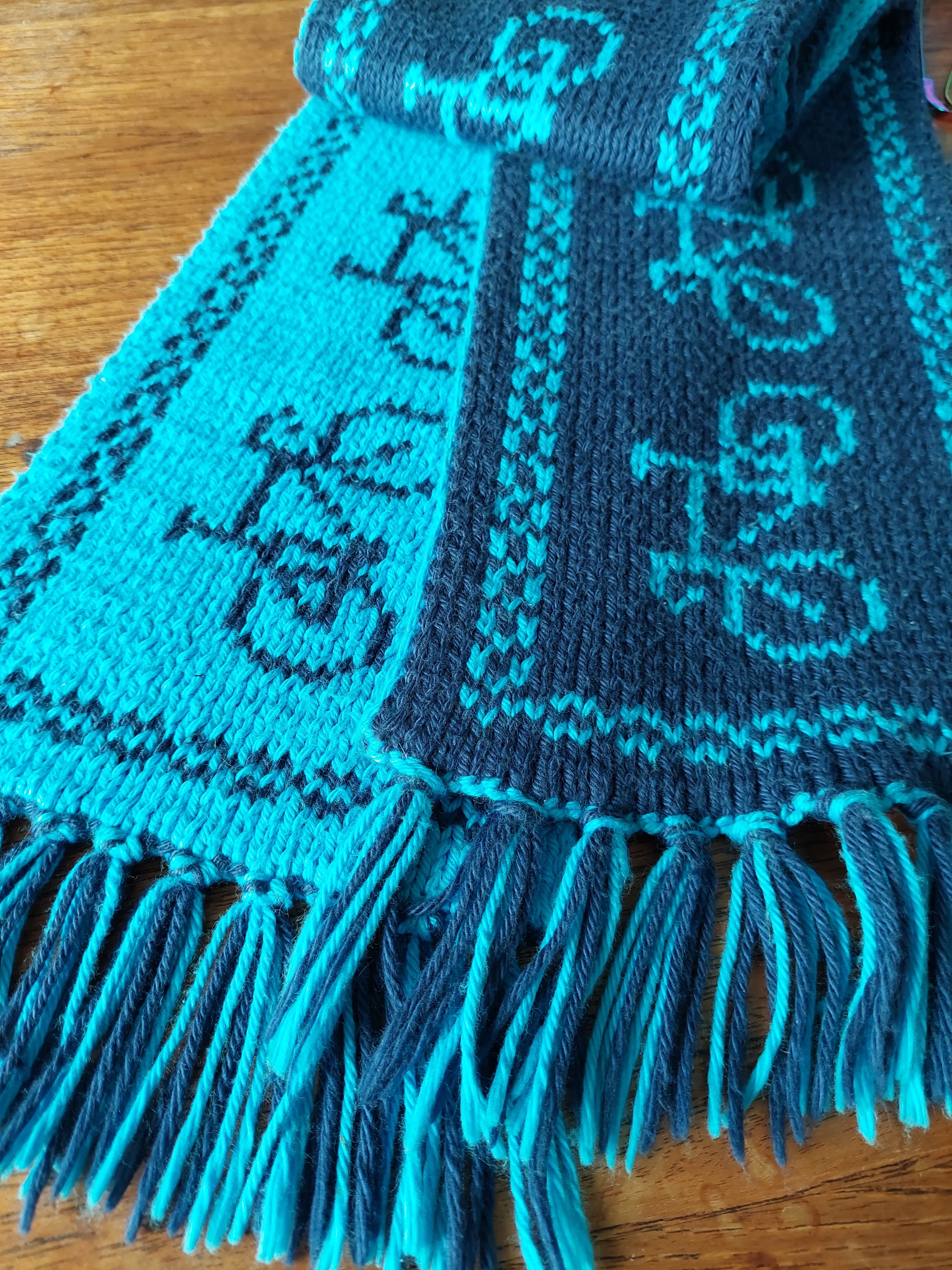 Double Knitted Bike Scarf