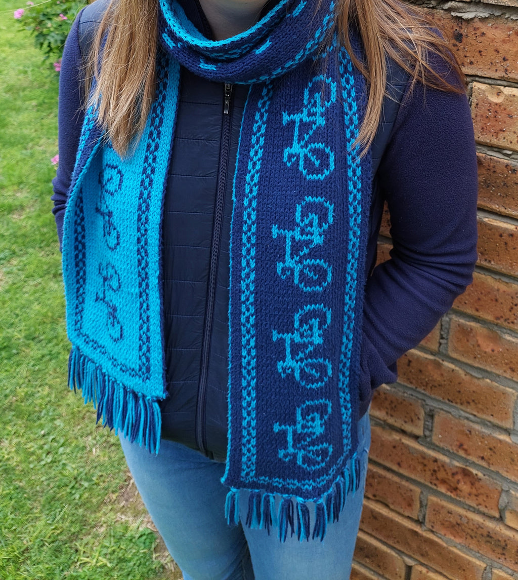 Double Knitted Bike Scarf