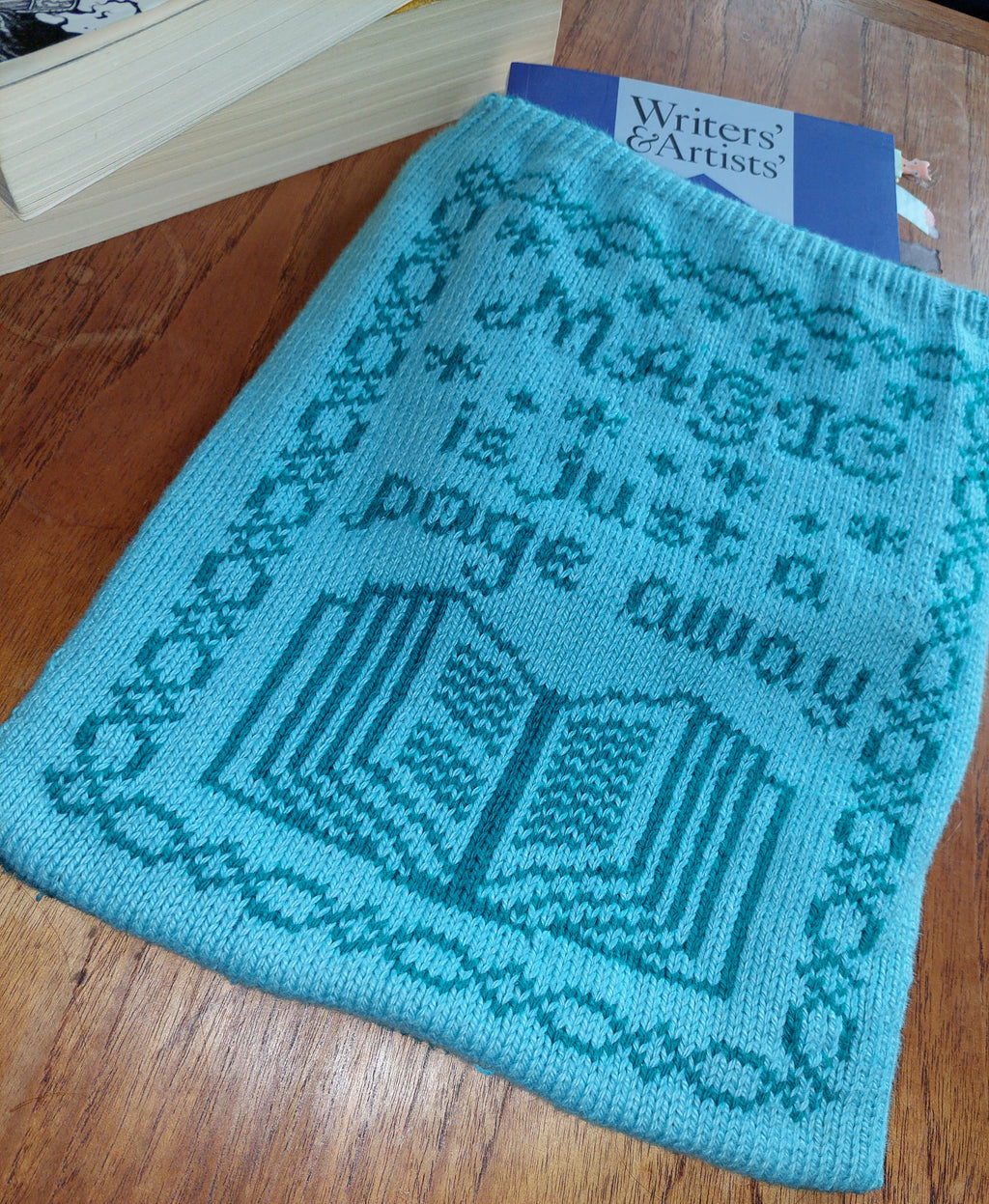 Double Knitted Book Protector
