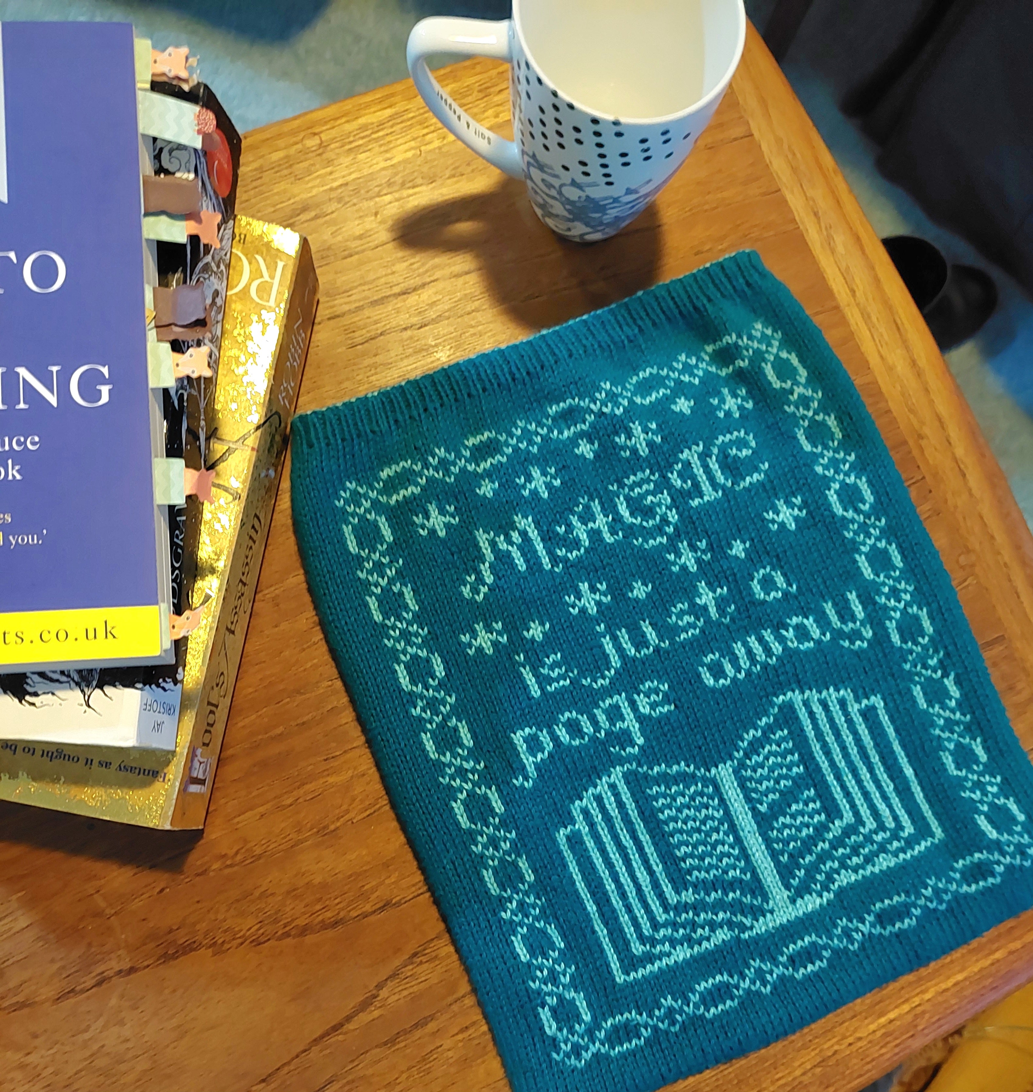 Double Knitted Book Protector