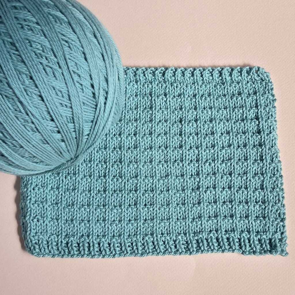 Grid Top in Cotton - Ladies Knitting Pattern | PT 8161