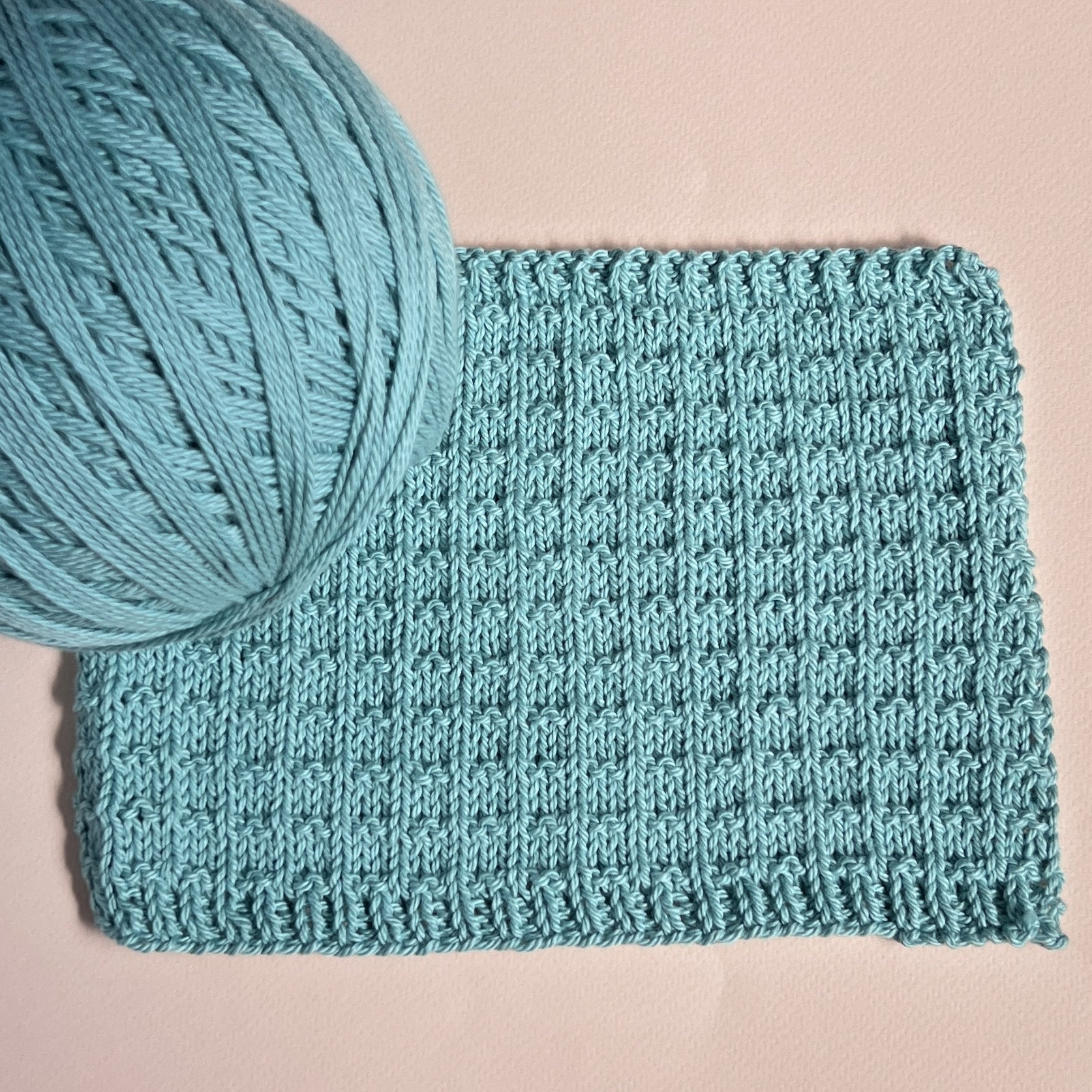 Grid Top in Cotton - Ladies Knitting Pattern | PT 8161