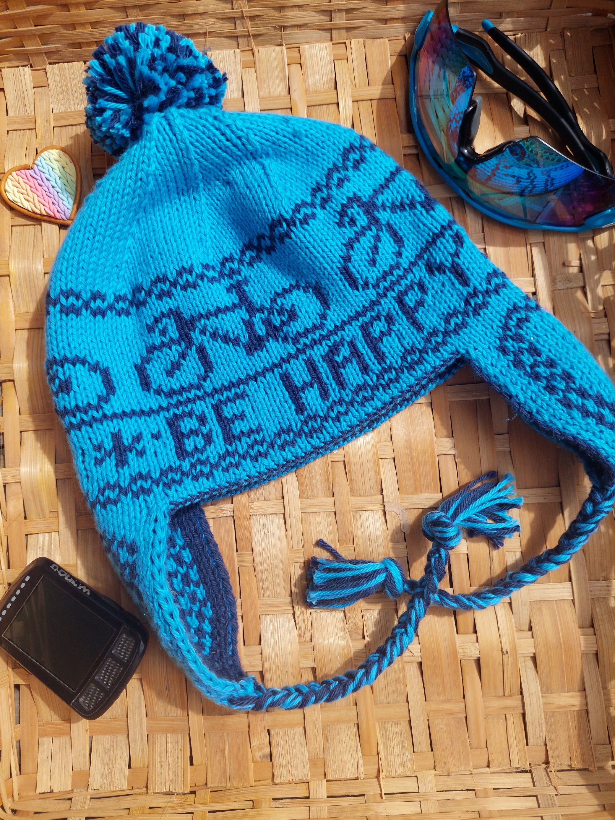 Double Knitted Bike Ear Flap Beanie PDF