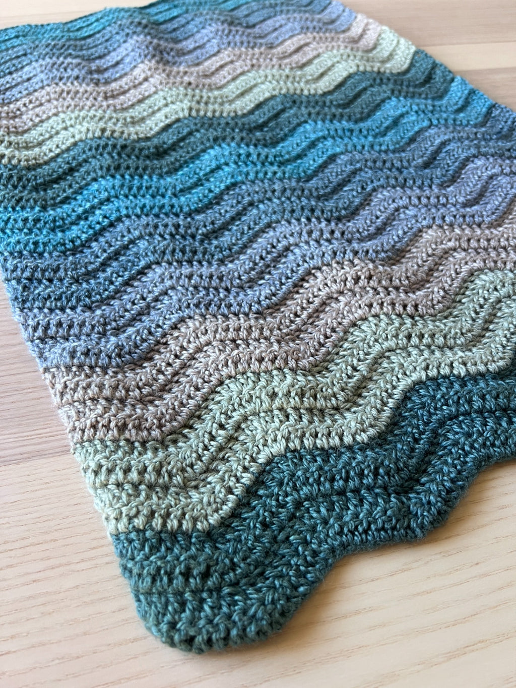 Crochet Ripple Blanket - Free Crochet Pattern