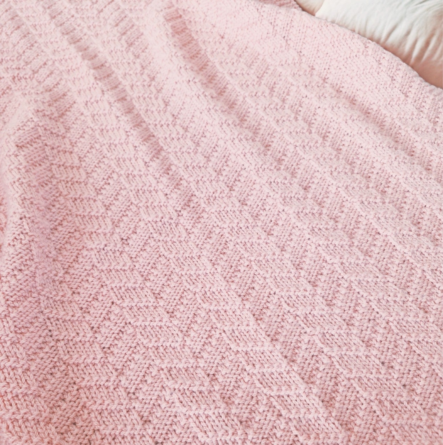 Mock Cable Baby Blanket PDF