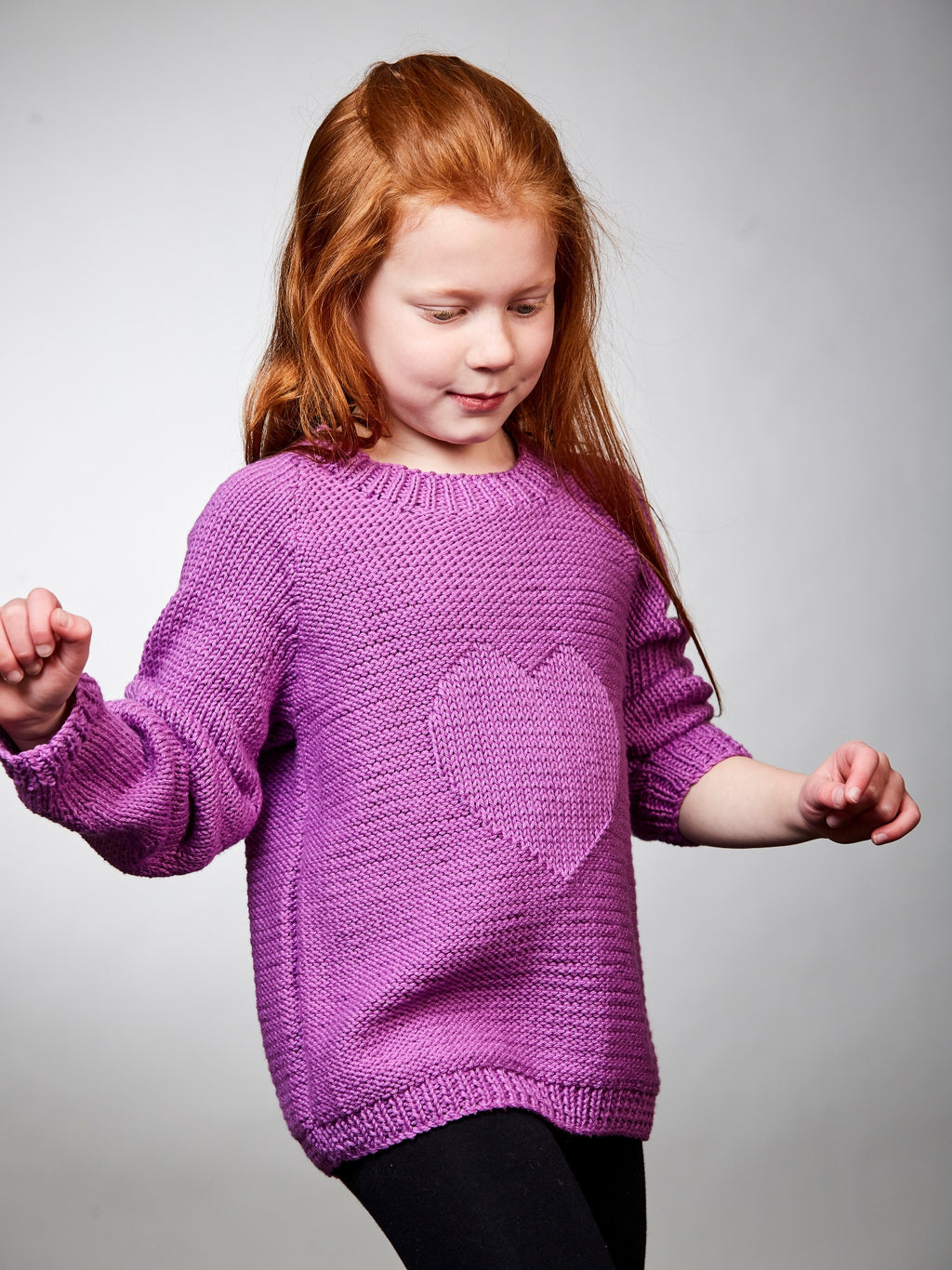 PT 8538 - 10 Ply Kids Heart Cotton Jumper - Knitting Pattern