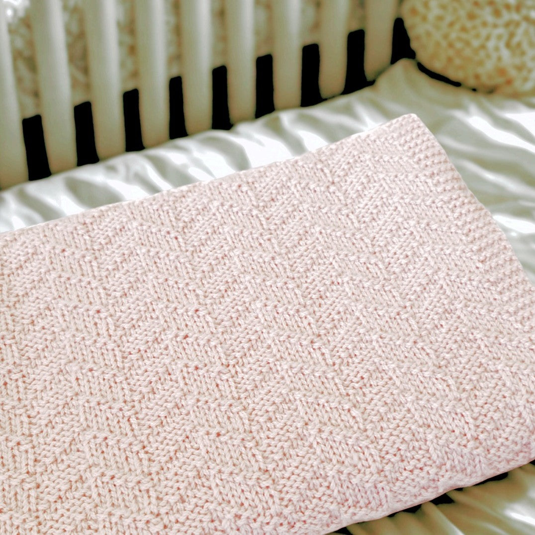 Mock Cable Baby Blanket PDF