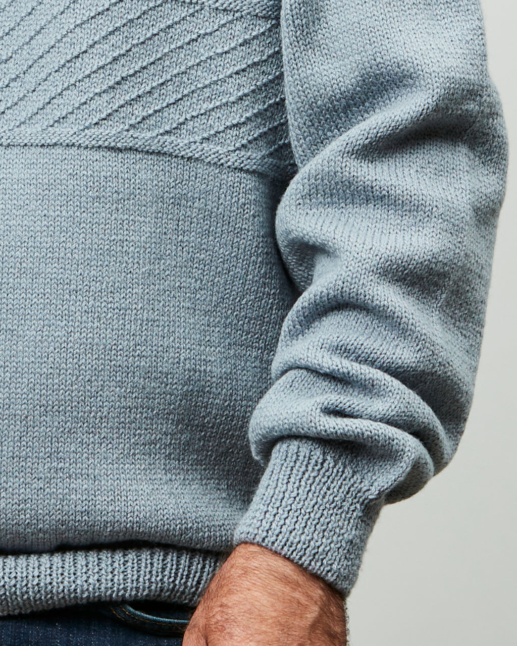 PT 8604 Textured Panel Jumper - Knitting Pattern
