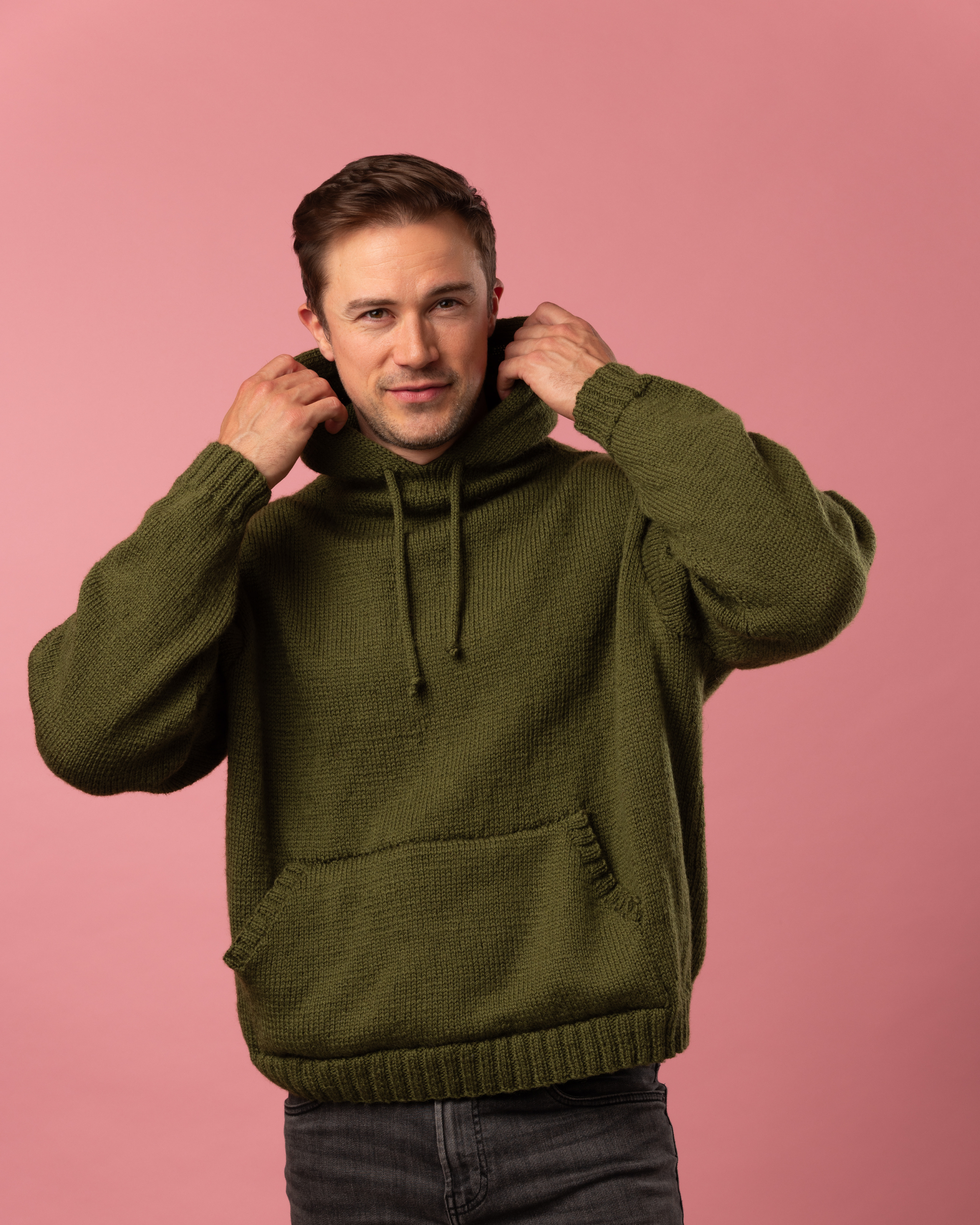 The Harper Hoodie - Adults Knitting Pattern | PT 8725