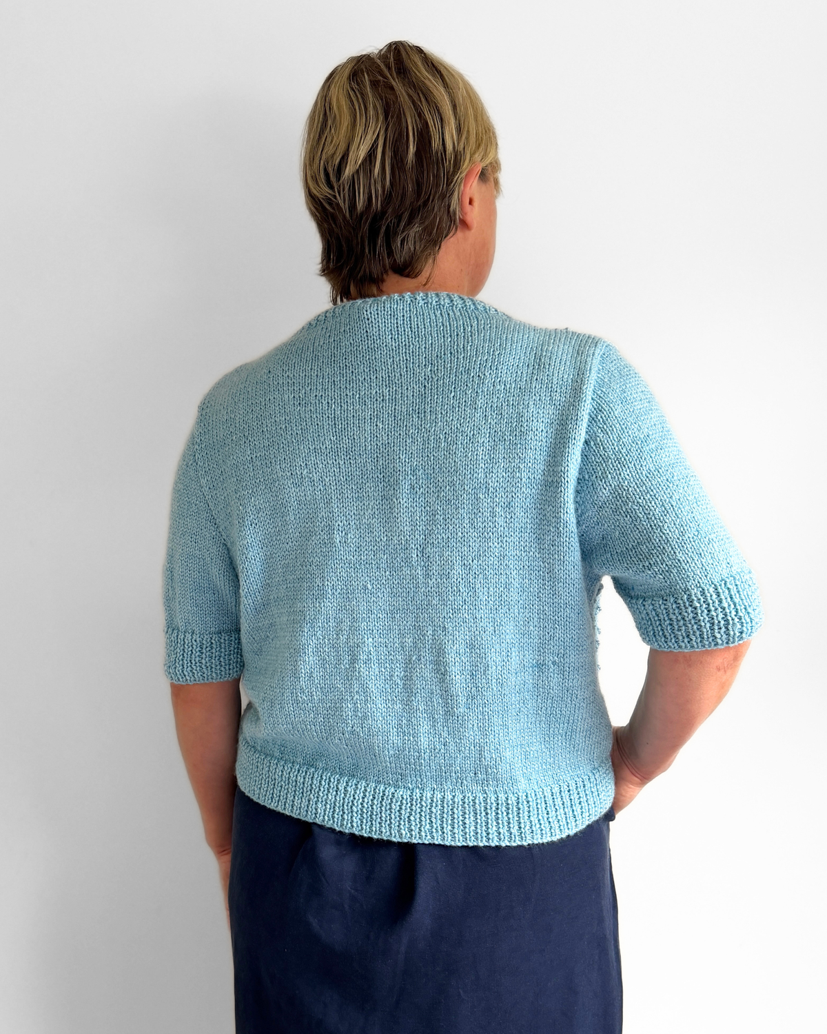 The Doris Short Sleeved Cardigan - Women's Knitting Pattern | PT 8758