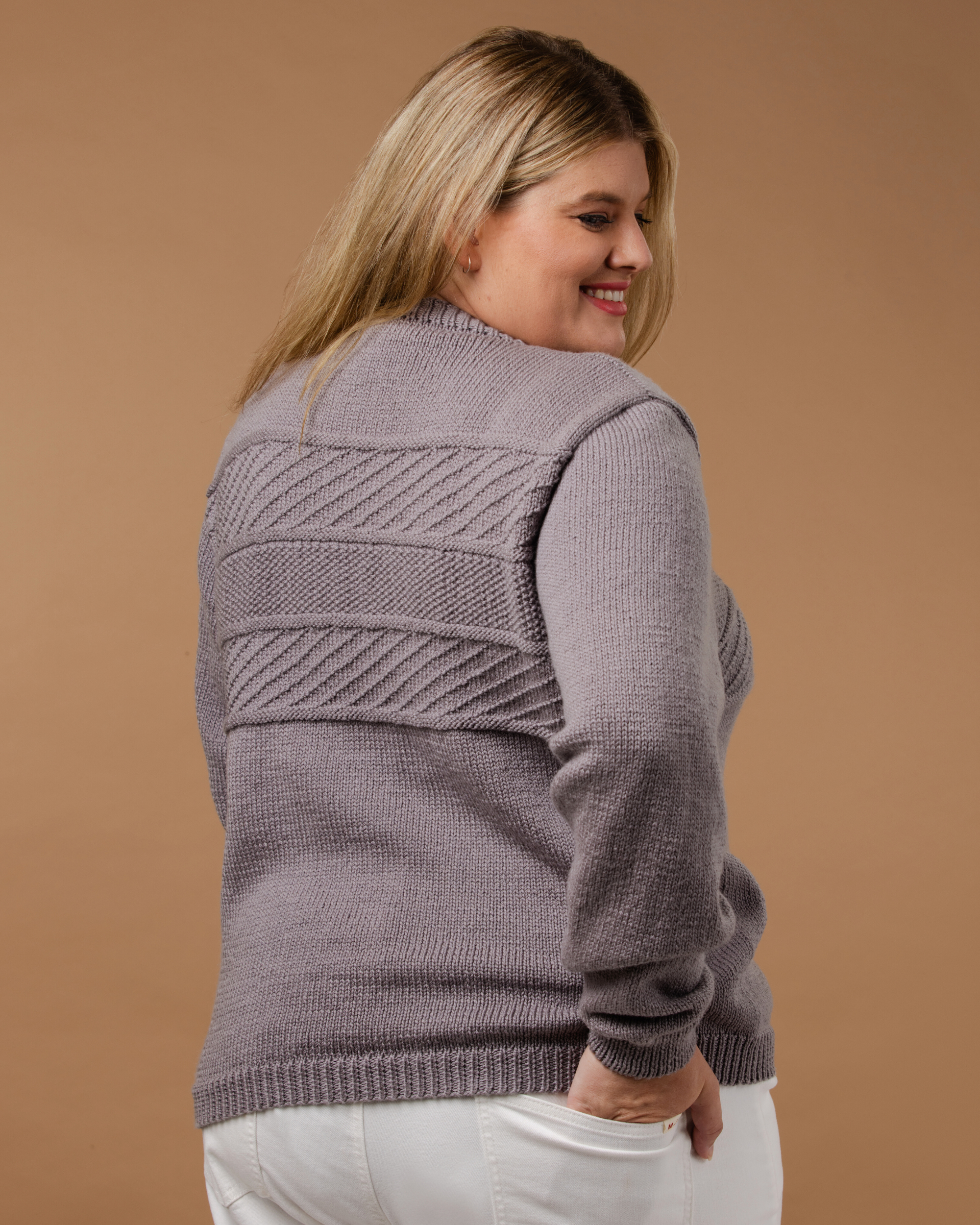 The Theo Textured Jumper - Knitting Pattern | PT 8726