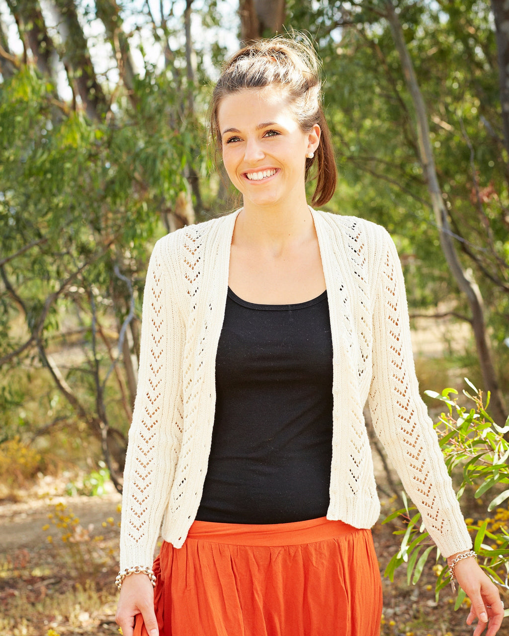 PT 8221 4 Ply Cotton Cardigan - Knitting Pattern