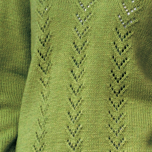 PT 8290 - Ladies Lace Arrow Jumper - Knitting Pattern