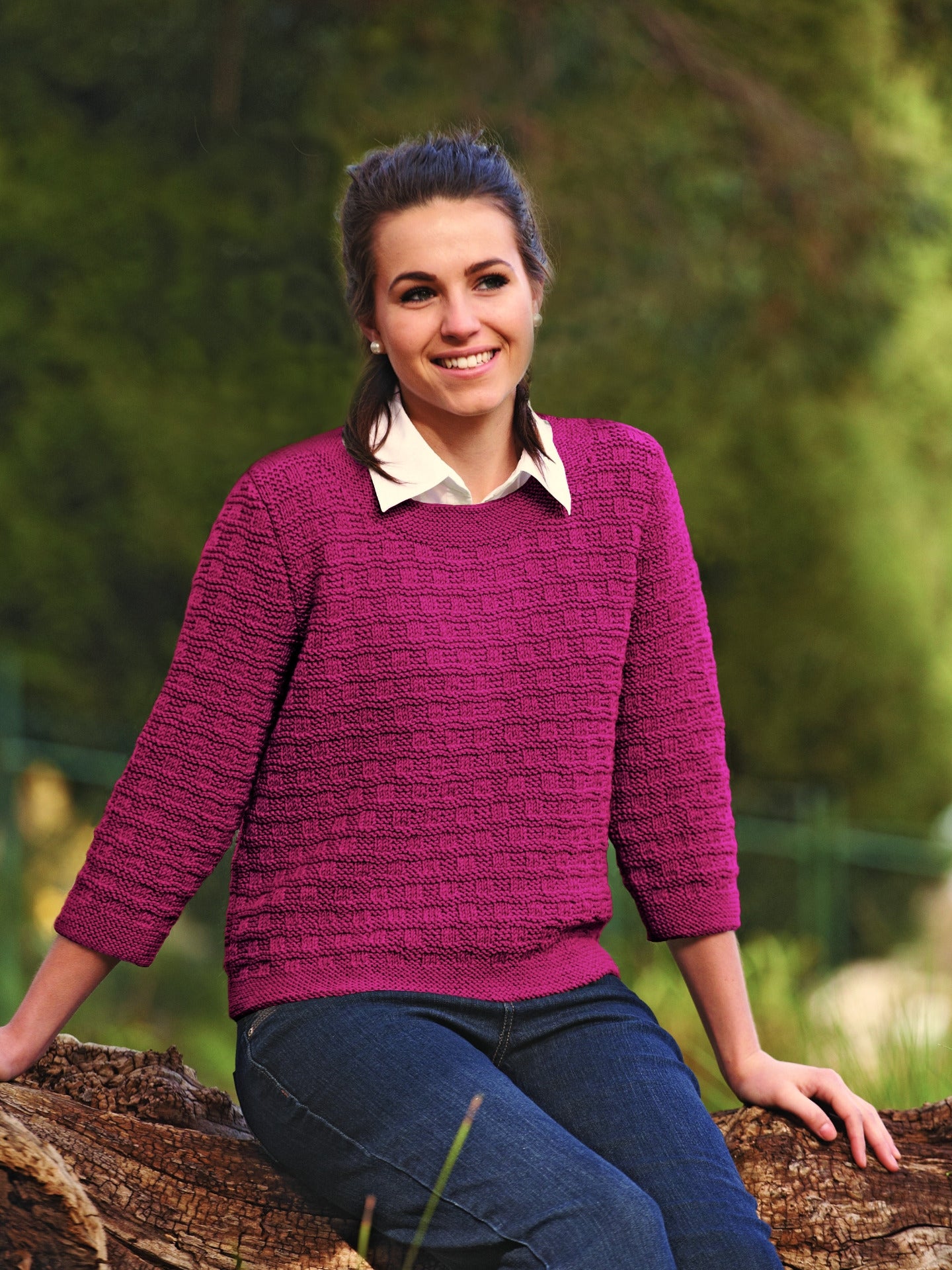 PT 8297 - Ripple Check Jumper - Knitting Pattern