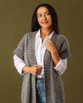 PT 8304 - Long Line Open Vest - Knitting Pattern