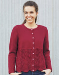 PT 8321 - Feather and Fan Cardigan - Knitting Pattern