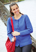 PT 8364 - Eyelet Cardigan - Knitting Pattern
