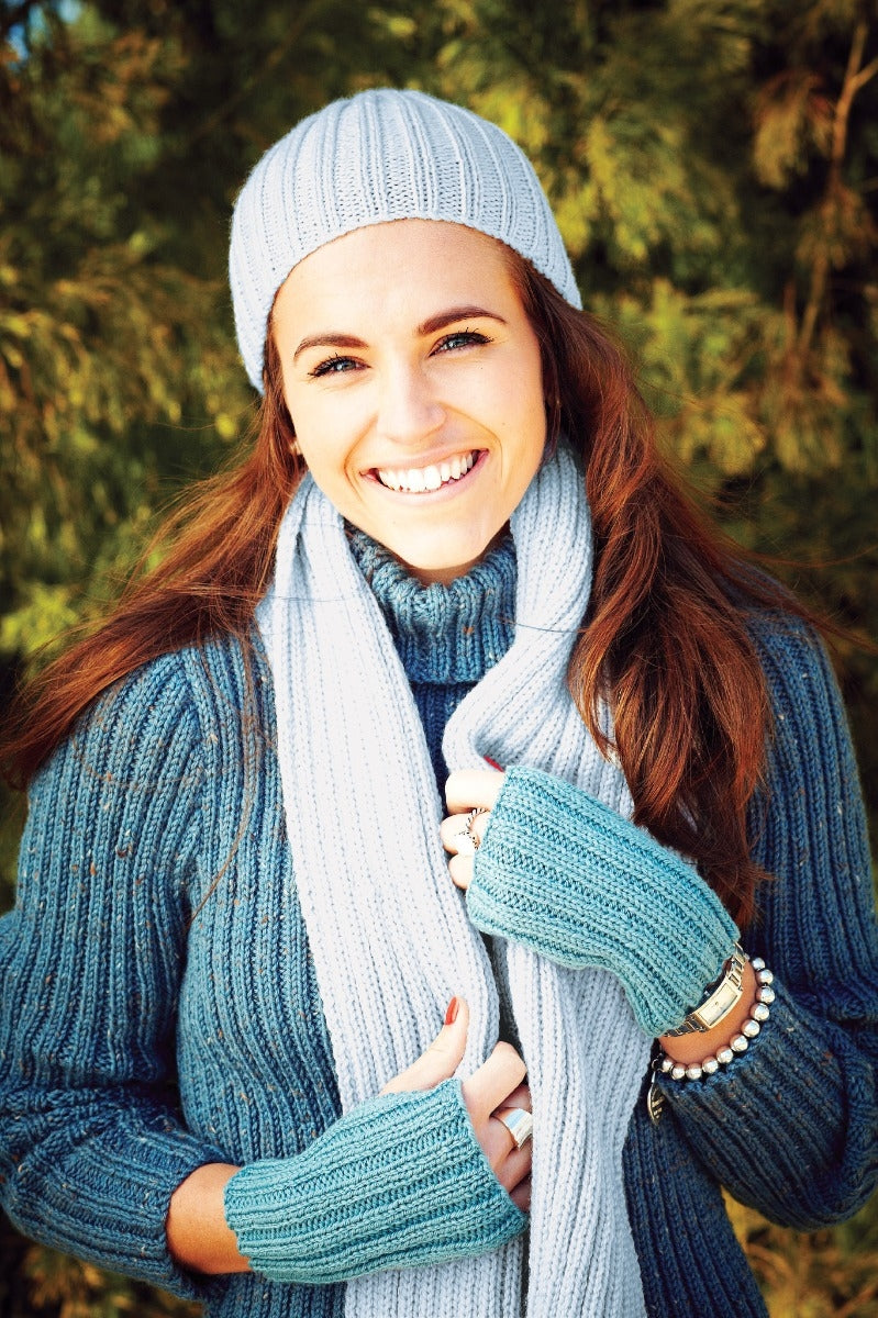PT 8365 - Beanie, Scarf and Mitts - Knitting Pattern