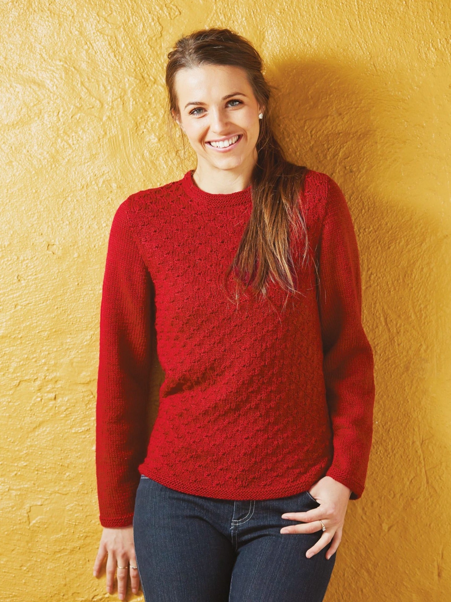 PT 8371 - Textured Stitch Jumper - Knitting Pattern