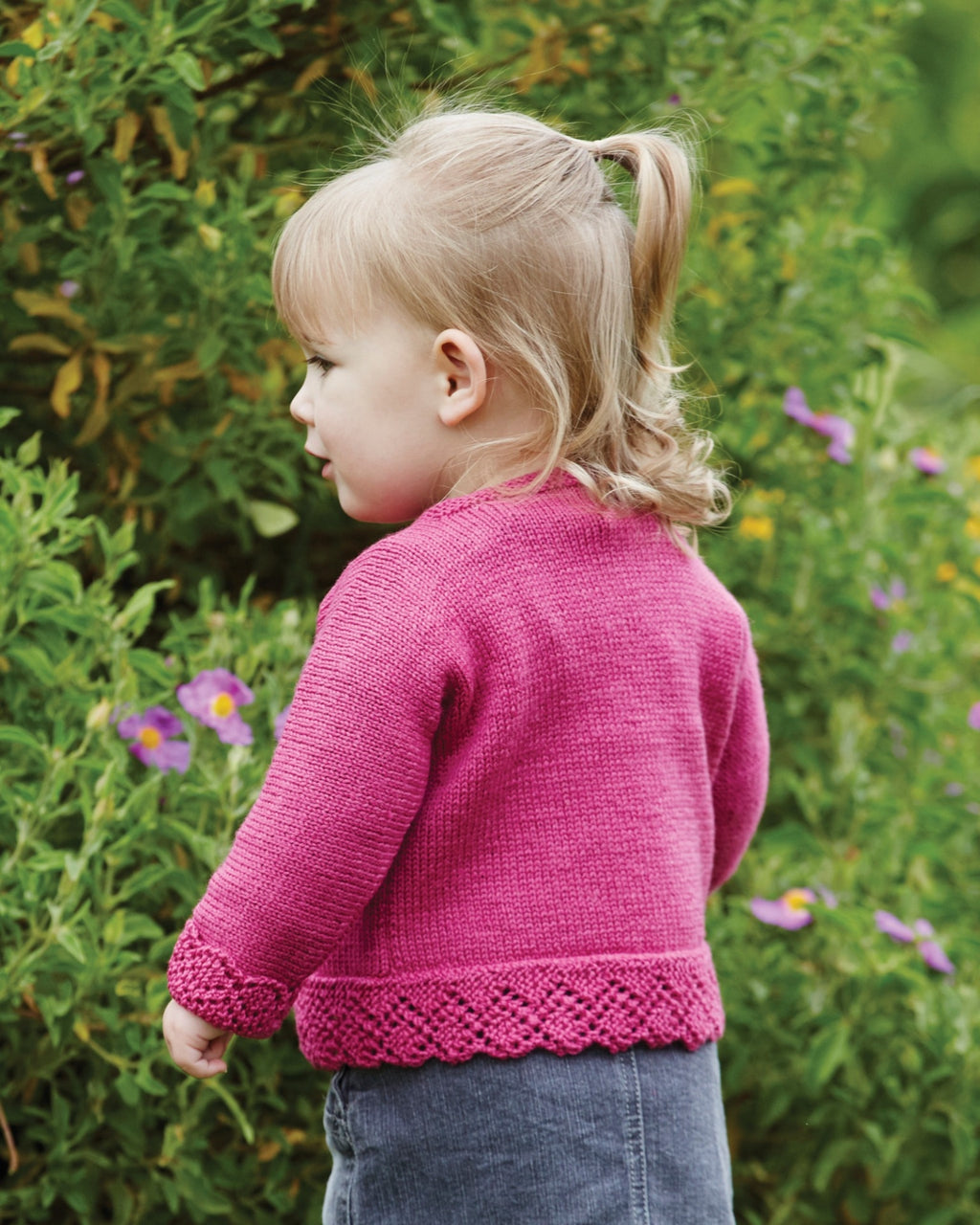 PT 8389 - Cardigan with Offset Buttons - Knitting Pattern