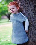 PT 8404 - Girl's Top Down Dress - Knitting Pattern