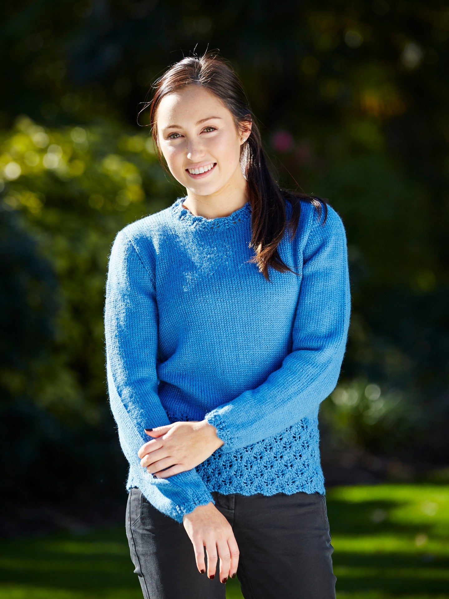 PT 8412 - Flower Bud Jumper - Knitting Pattern