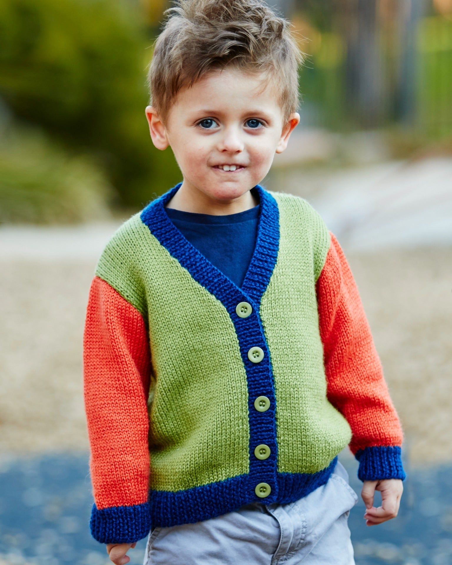 PT 8413 - Colour Cardigan - Knitting Pattern