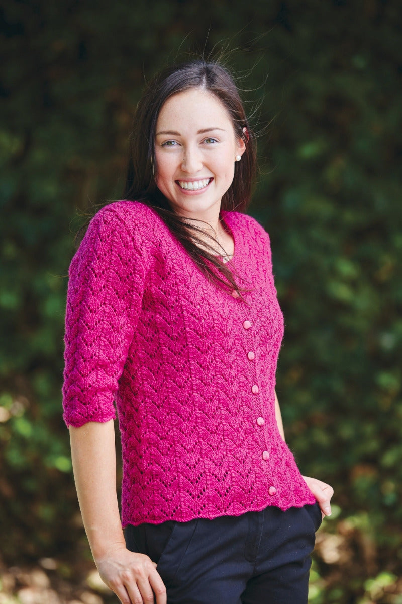 PT 8437 - Van Dyke Cardigan - Knitting Pattern