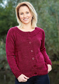 PT 8438 - Cardigan with Round Yoke - Knitting Pattern