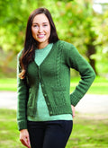 PT 8442 - Classic Cabled Cardigan in two lengths - Knitting Pattern
