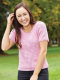 PT 8450 - Eyelet Top - Knitting Pattern