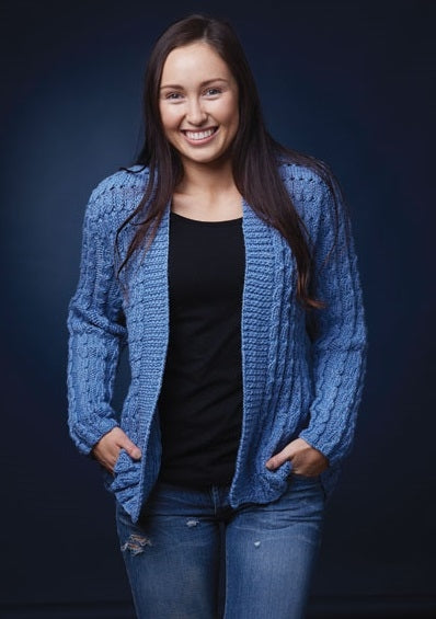 PT 8458 - Patterned Jacket 12 Ply - Knitting Pattern