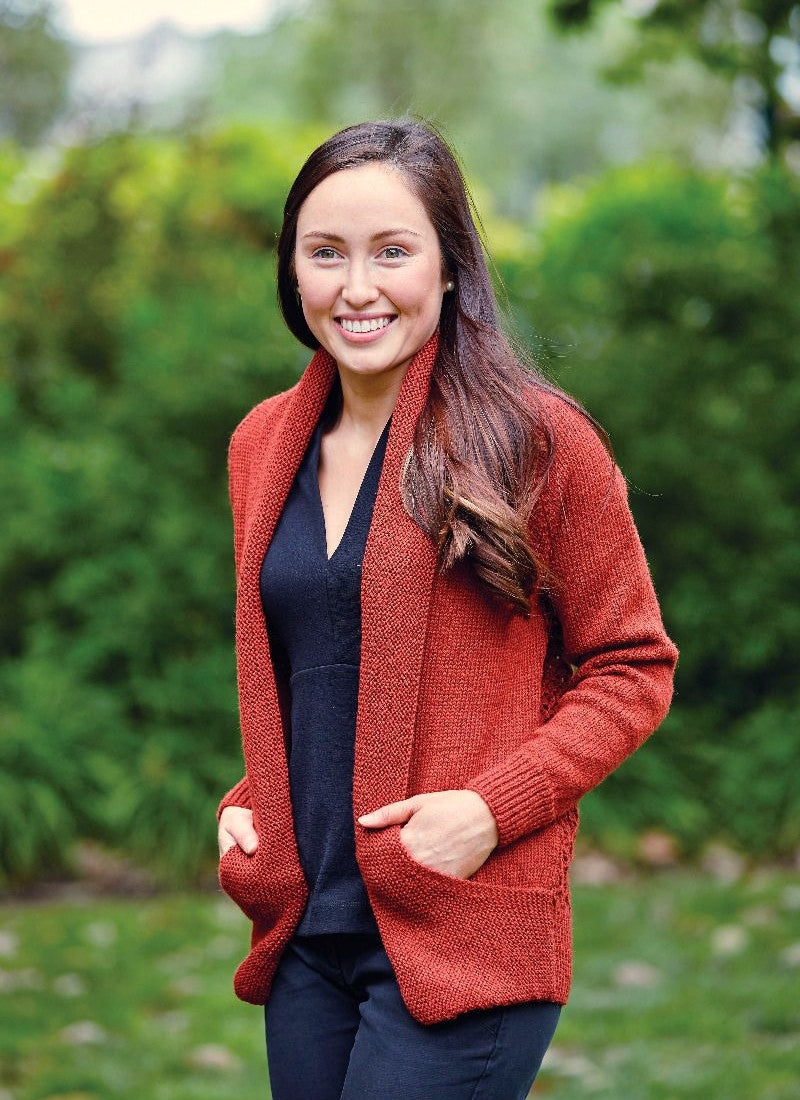 PT 8462 - Collared Jacket - Knitting Pattern