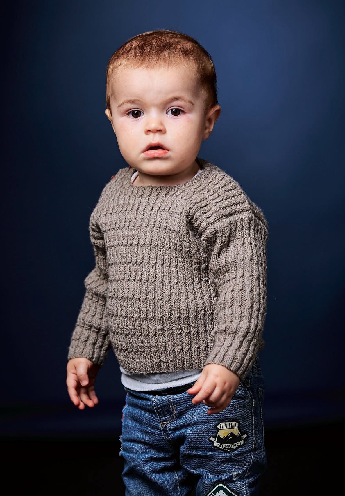 PT 8486 - Child's Cable Pullover - Knitting Pattern