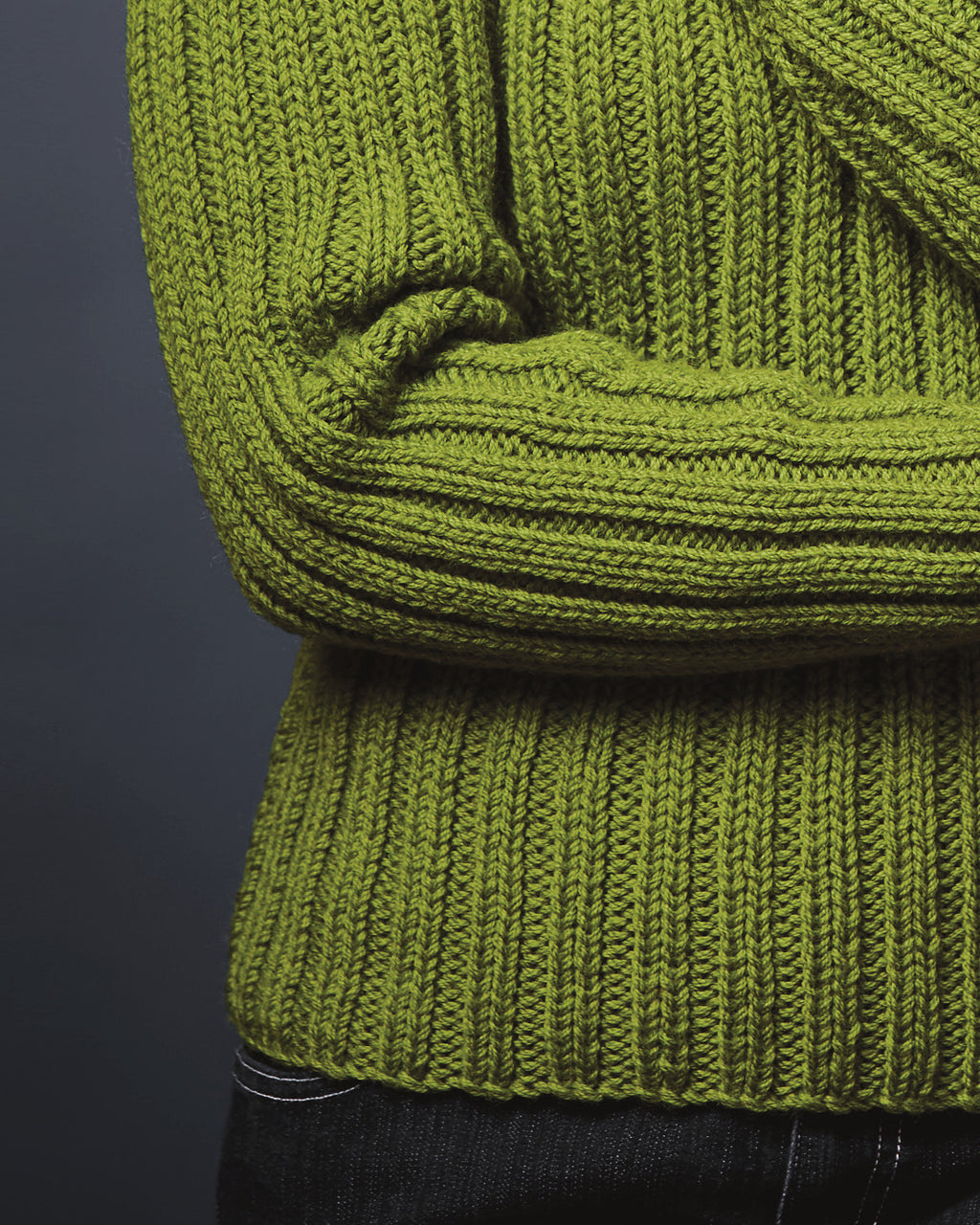 PT 8488 - Ribbed Turtleneck Pullover - Knitting Pattern