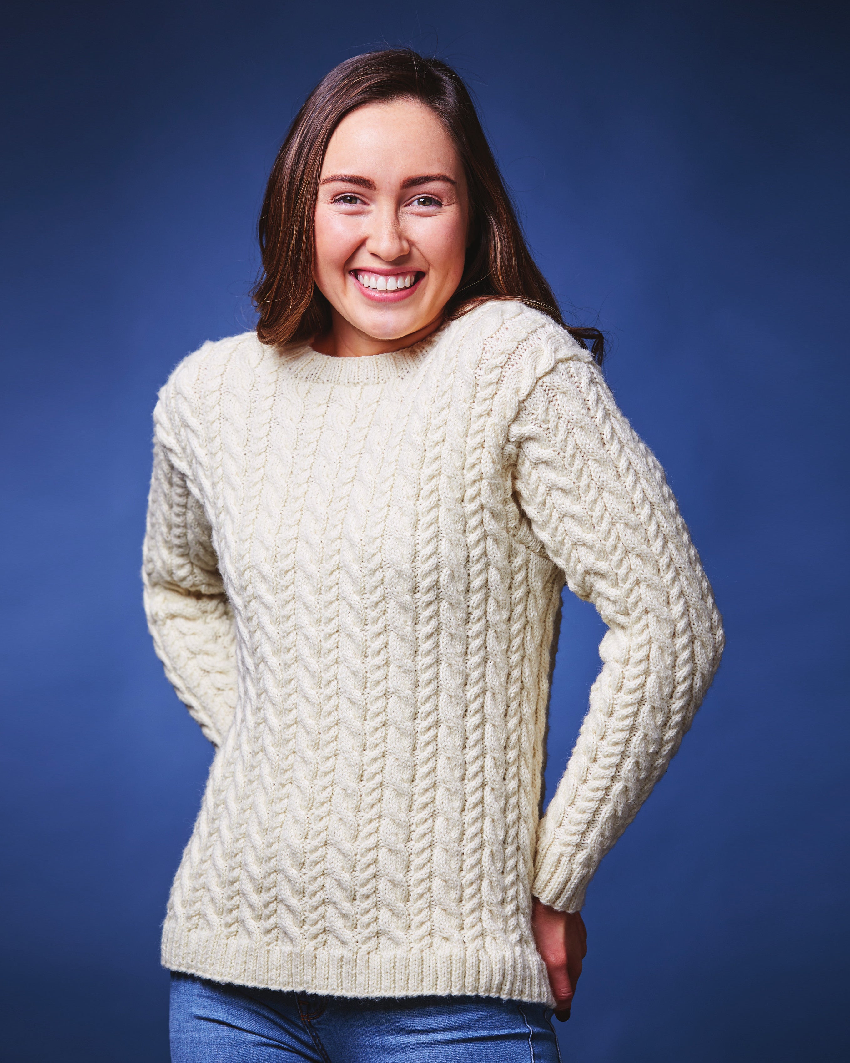 PT 8497 - Cable Pullover - Knitting Pattern