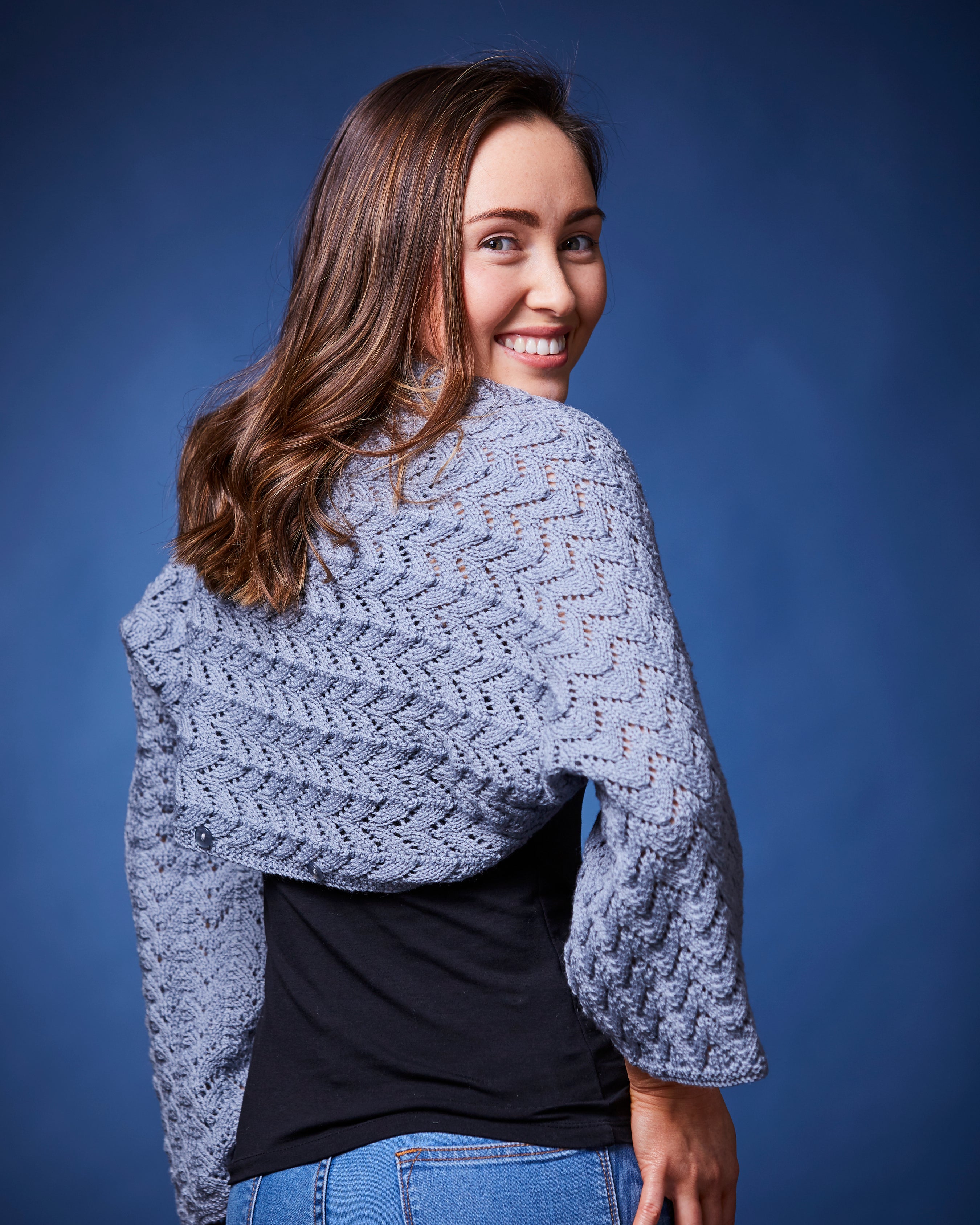 PT 8499 - Wrap with Shawl Alternative - Knitting Pattern