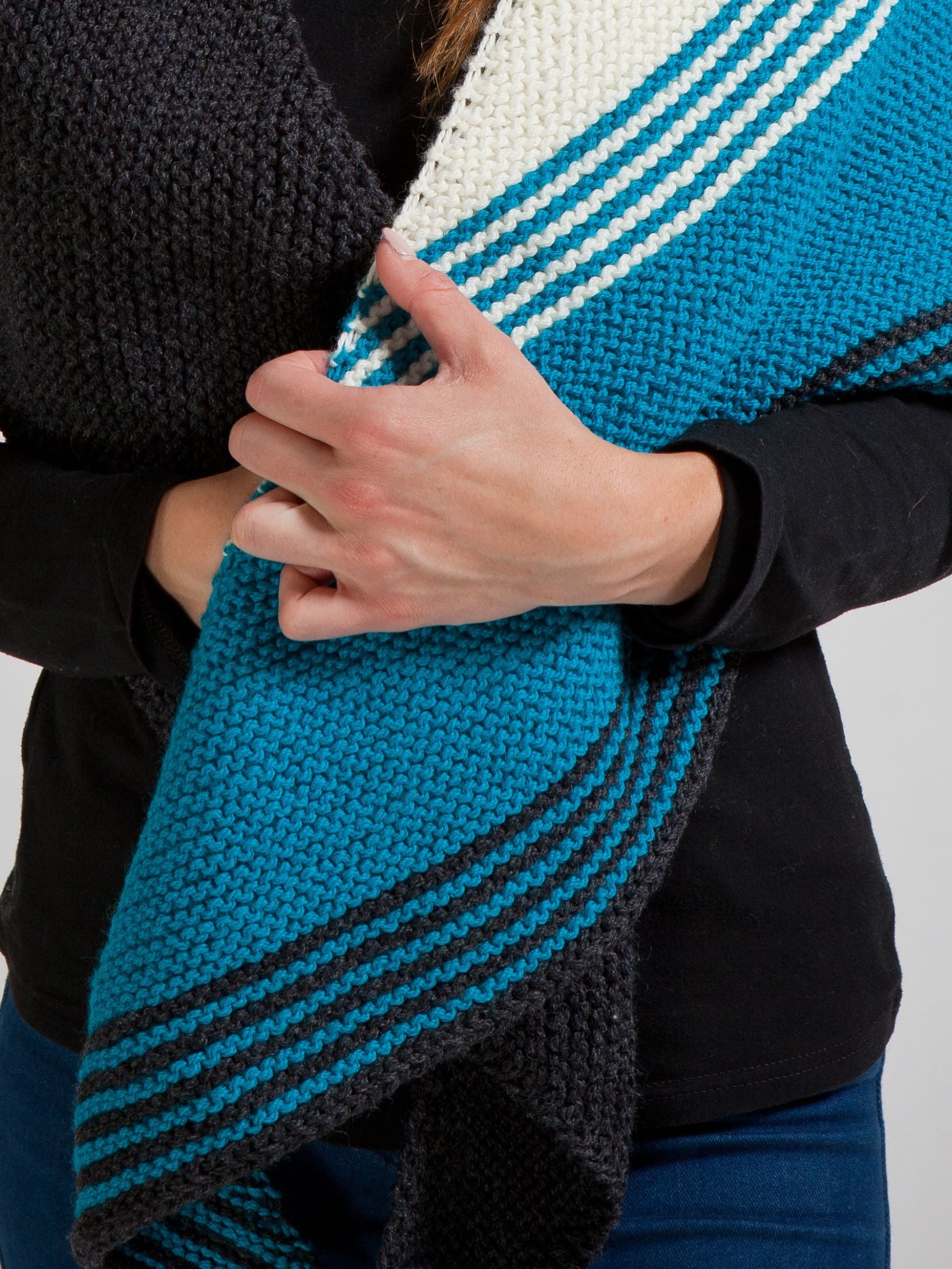 PT 8515 - Garter Beanie & Shawl - Knitting Pattern