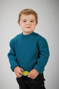 PT 8532 - Kids Mock Cable Textured Jumper - Knitting Pattern
