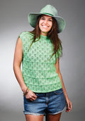 PT 8536 - 8 Ply Lace Cotton Top - Knitting Pattern