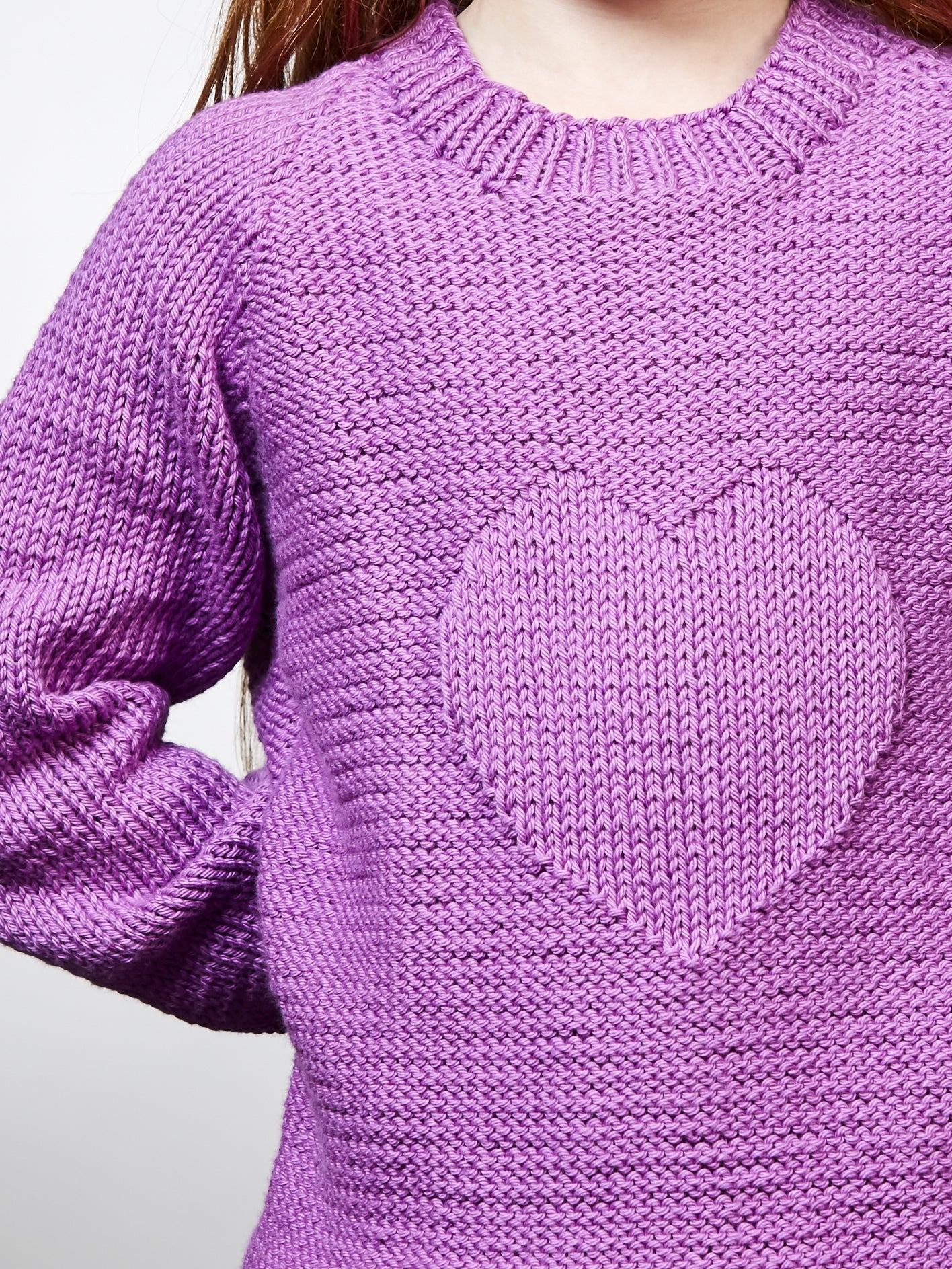 PT 8538 - 10 Ply Kids Heart Cotton Jumper - Knitting Pattern