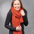 PT 8545 - Garter & Cable Scarf - Knitting Pattern